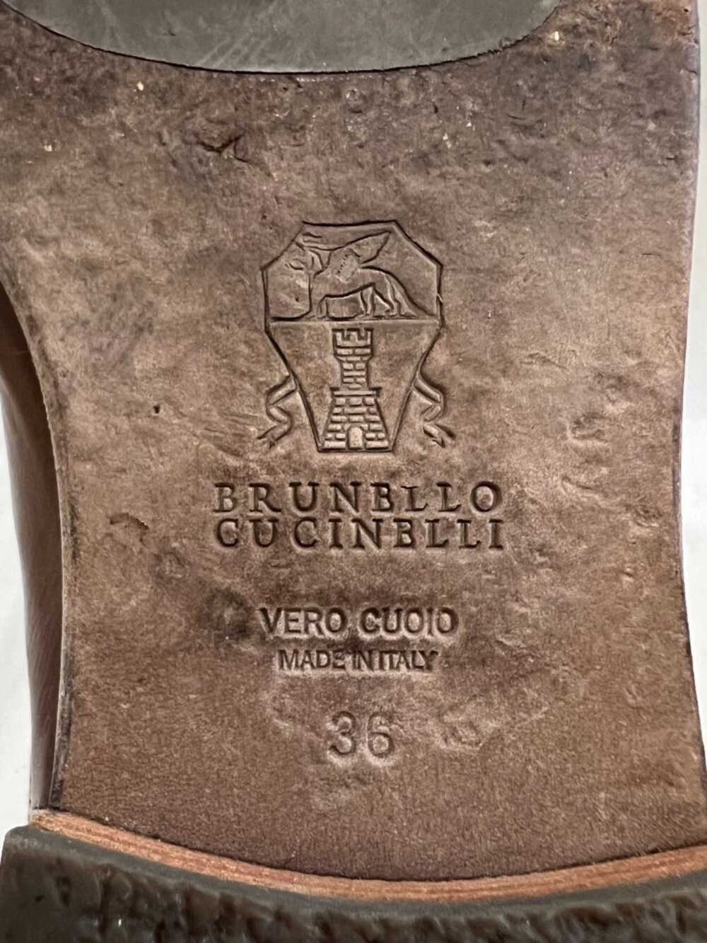 Brunello Cucinelli Chelsea Boots taupe brown leather IT 36 US 6 ankle booties - Picture 13 of 13